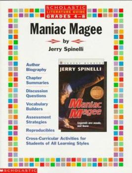 Paperback Literature Guide: Maniac Magee (Grades 4-6) Book