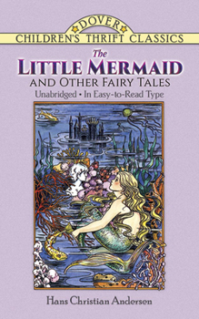 Paperback The Little Mermaid and Other Fairy Tales: Unabridged in Easy-To-Read Type Book
