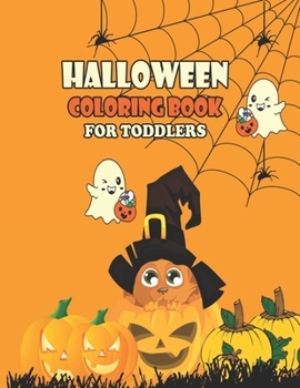 Paperback Halloween Coloring Book For Toddlers: Fun and Simple Designs for Ages 3-6, Dot To Dot Alphabet Book