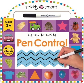 Hardcover Wipe Clean: Pen Control: An Introduction to Pen Control with Activties to Do Again and Again! [With Marker] Book
