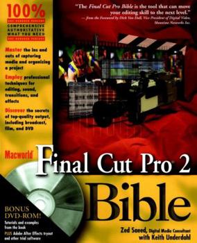 Paperback MacWorld Final Cut Pro 2 Bible [With CDROM] Book