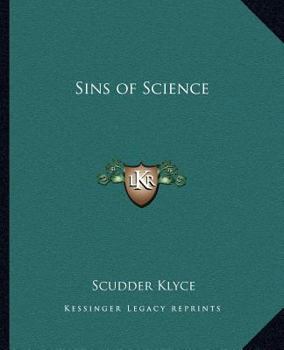 Paperback Sins of Science Book