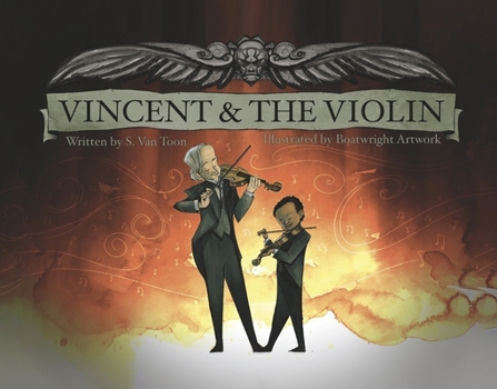 Hardcover Vincent & the Violin Book