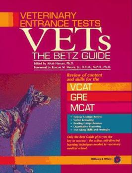 Paperback Veterinary Entrance Test: The Betz Guide Book