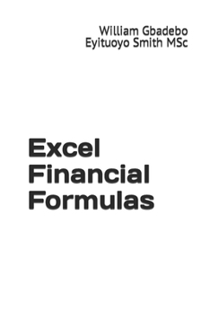 Paperback Excel Financial Formulas Book