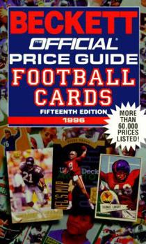 Paperback Official Price Guide to Football Cards, 15th Edition Book