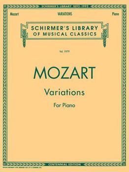 Paperback Piano Variations (Complete): Schirmer Library of Classics Volume 1979 Piano Solo Book
