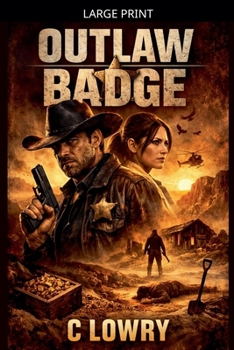 Paperback Outlaw Badge [Large Print] Book