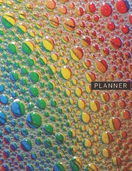 Planner: Rainbow Bubbles 2 Year Weekly Planning Organizer | 2020 - 2021 | Colourful Colors Soap Reflections Cover | January 20 - December 21 | Writing ... | Plan Days, Set Goals & Get Stuff Done