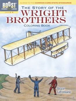 Paperback The Story of the Wright Brothers Coloring Book