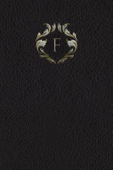 Paperback Monogram "F" Notebook Book