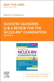 Printed Access Code Saunders Q & A Review for the Nclex-Rn(r) Examination - Elsevier eBook on Vitalsource (Retail Access Card): Saunders Q & A Review for the Nclex-Rn(r) Book