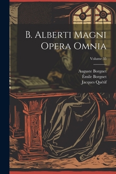 Paperback B. Alberti Magni Opera Omnia; Volume 35 [Italian] Book