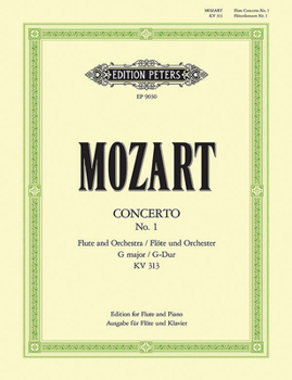 Paperback Flute Concerto No. 1 in G K313 (285c) (Edition for Flute and Piano) Book