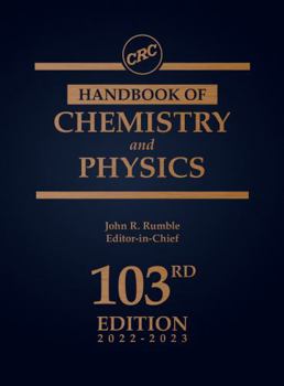 Hardcover CRC Handbook of Chemistry and Physics Book