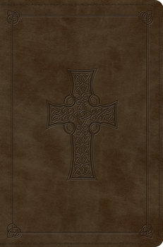 Paperback ESV Compact Bible (Trutone, Olive, Celtic Cross Design) Book