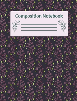 Paperback Composition Notebook: Wide Ruled Notebooks Paper - Composition Notebook (Diary, Journal) 8.5x11in 100 Pages Wide Ruled Notebooks Paper Book