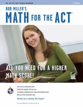 Paperback Bob Miller's Math for the ACT Book