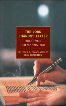 Paperback The Lord Chandos Letter: And Other Writings Book