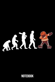 Notebook: Ice Hockey Notebook Blank Dot Grid Hockey Journal dotted with dots 6x9 120 Pages Checklist Record Book ICE Hockey Player Take Notes Gift for ... Women Kids Christmas Gift for Ice Hockey Fans