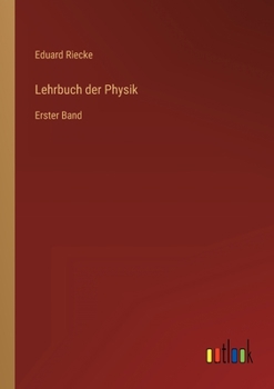 Paperback Lehrbuch der Physik: Erster Band [German] Book
