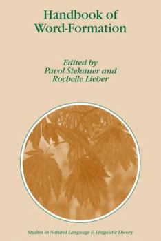 Paperback Handbook of Word-Formation Book