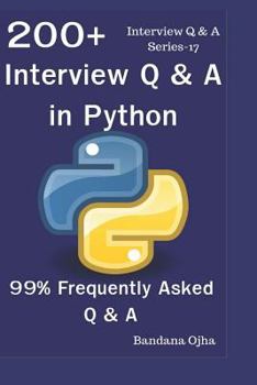 Paperback 200+ Interview Q & A in Python: 99% Frequently Asked Interview Q & A Book