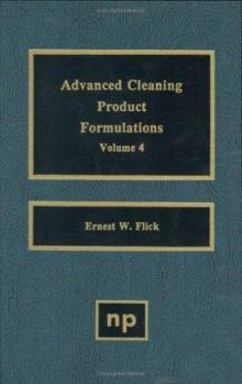 Hardcover Advanced Cleaning Product Formulations, Vol. 1 Book