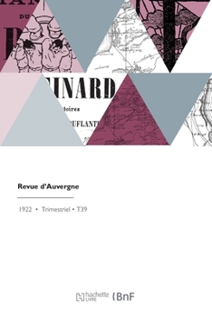 Paperback Revue d'Auvergne [French] Book