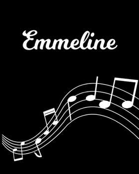 Emmeline: Sheet Music Note Manuscript Notebook Paper | Personalized Custom First Name Initial E | Musician Composer Instrument Composition Book | 12 ... Guide | Create Compose & Write Creative Songs