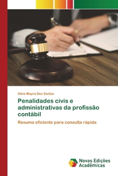 Paperback Penalidades civis e administrativas da profissão contábil [Portuguese] Book