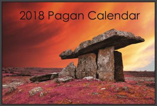 Paperback 2018 Pagan Calendar Book