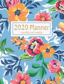 Paperback 2020 Planner Monthly and Weekly: One Year Calendar Organizer with 12 Months Spread View - time management - Agenda & Journal - Personal Appointment - Book