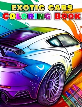 Paperback Exotic Car Coloring Book