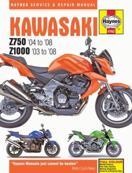 Paperback Kawasaki Z750 & Z1000, '03-'08 Book