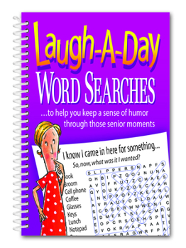 Spiral-bound Laugh-A-Day Word Searches Book