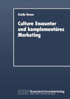 Paperback Culture Encounter and Komplementäres Marketing [German] Book