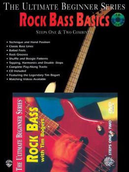 Paperback Ultimate Beginner Rock Bass Basics Mega Pak: Book, CD & DVD Book