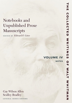 Paperback Notebooks and Unpublished Prose Manuscripts: Volume IV: Notes Book