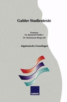 Paperback Algebraische Grundlagen [German] Book