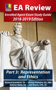 Paperback PassKey Learning Systems, EA Review Part 3, Representation: Enrolled Agent Exam Study Guide 2018-2019 Edition (SOFTCOVER) Book