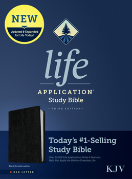 Bonded Leather KJV Life Application Study Bible, Third Edition (Bonded Leather, Black, Red Letter) Book