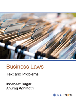 Paperback Business Laws: Text and Problems Book