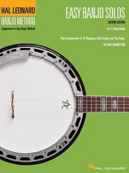 Paperback Easy Banjo Solos: For 5-String Banjo Book