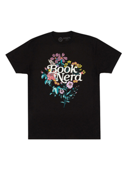 Unknown Binding Book Nerd Floral Unisex T-Shirt Large Book