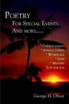 Paperback Poetry For Special Events and more..... Book