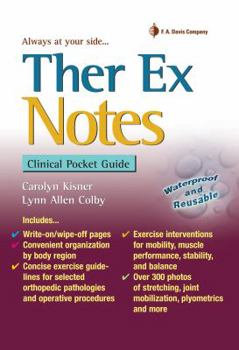 Spiral-bound Ther Ex Notes: Clinical Pocket Guide Book