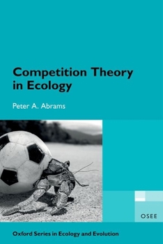 Hardcover Competition Theory in Ecology Book