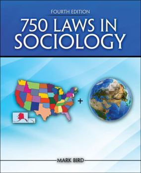 Paperback 750 Laws in Sociology Book