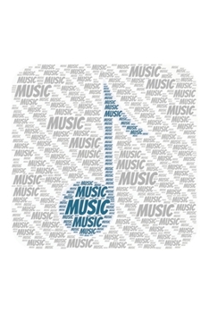 Music: Notebook, Journal | Lined Paper | 120 Pages DIN A5 (6 x 9") | Notes, Drawings, Planer, Diary, Organization | Word Cloud Present